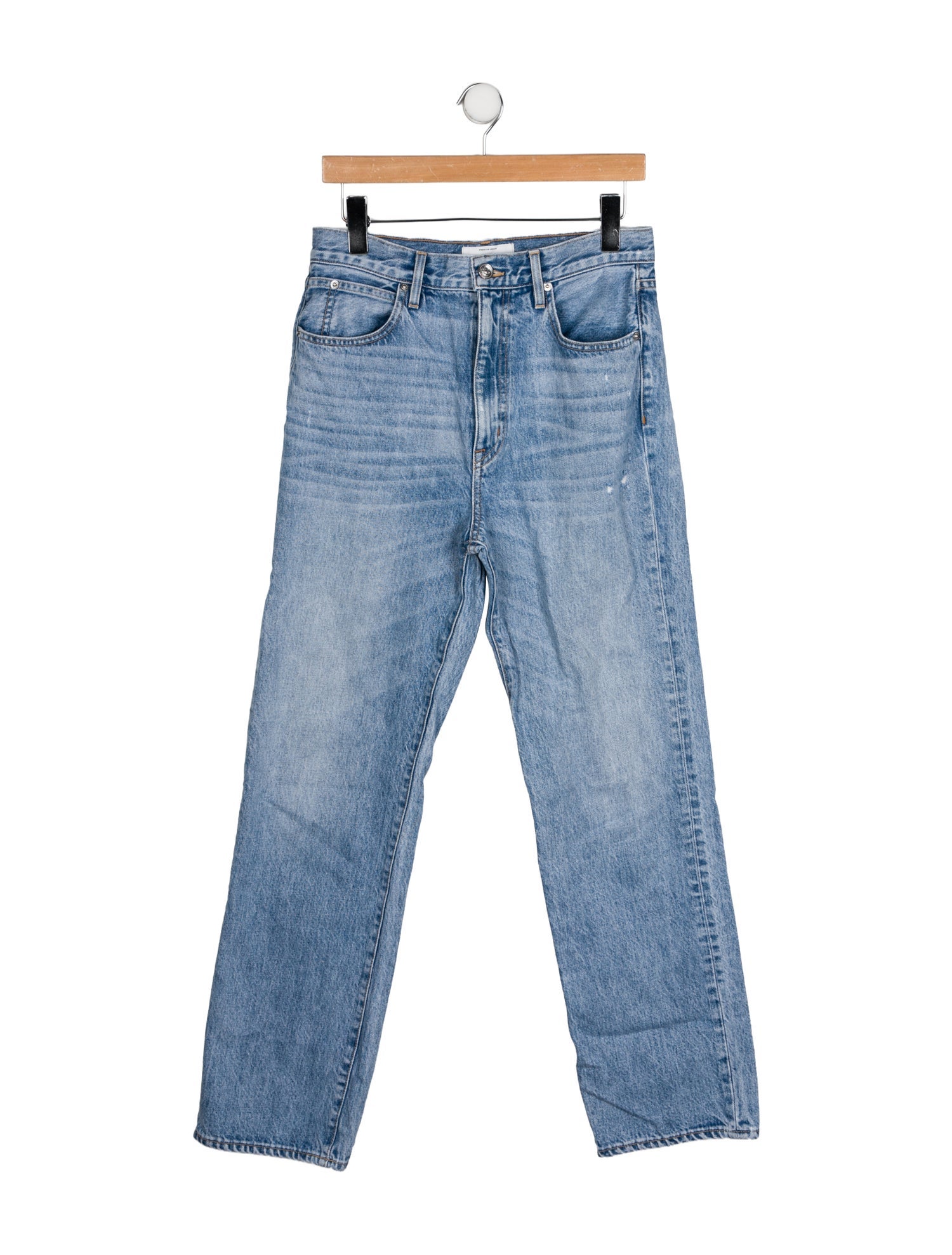 SLVRLAKE High-Rise Straight Leg Jeans